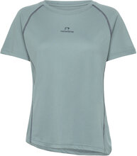 Nwlspeed Mesh T-Shirt W Sport T-shirts & Tops Short-sleeved Green Newline