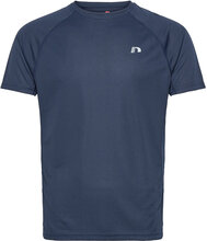 Men Core Running T-Shirt S/S Sport T-Kortærmet Skjorte Blue Newline