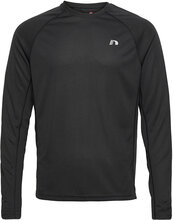 Men Core Running T-Shirt L/S Sport T-Langærmet Skjorte Black Newline