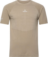 Nwlpace Seamless Tee Sport T-Kortærmet Skjorte Beige Newline