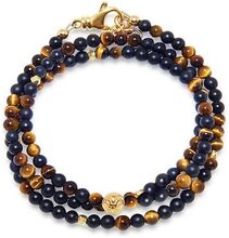 The Mykonos Collection - Brown Tiger Eye, Matte Onyx, And Go Armbånd Smykker Brown Nialaya
