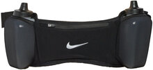 Nike Flex Stride Dbl Bottle Belt 24 Oz Accessories Sports Equipment Running Accessories Svart NIKE Equipment*Betinget Tilbud