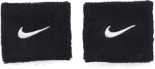 Nike Swoosh Wristbands Accessories Sports Equipment Sweat Wristbands Svart NIKE Equipment*Betinget Tilbud