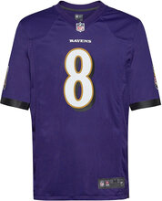 Baltimore Ravens Nike Home Game Jersey - Player Tops T-shirts Short-sleeved Purple NIKE Fan Gear