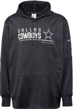 Dallas Cowboys Mens Nike Therma Pullover Hoodie Hettegenser Genser Svart NIKE Fan Gear*Betinget Tilbud