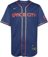 Official Replica Jersey - Astros City Connect T-shirts Short-sleeved Blå NIKE Fan Gear*Betinget Tilbud