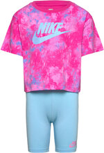 Nkg Boxy Tee & Bike Short / Nkg Boxy Tee & Bike Short Sport Sets With Short-sleeved T-shirt Pink Nike