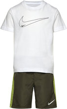 Nkb B Nsw Club Ssnl Wvn Short / Nkb B Nsw Club Ssnl Wvn Shor Sport Sets With Short-sleeved T-shirt White Nike