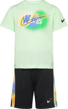 Nkb B Nk Hazy Rays Tee Short S Sport Sets With Short-sleeved T-shirt Green Nike