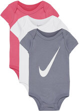 Nike Bodysuits Bodies Short-sleeved Multi/patterned Nike