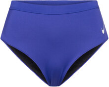 Nike W High Waist Cheeky Bottom Swimwear Bikinis Bikini Bottoms High Waist Bikinis Blå NIKE SWIM*Betinget Tilbud