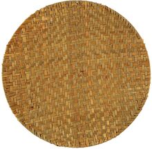 Place Mat Seagrass Round Home Textiles Kitchen Textiles Placemats Gold Noble House