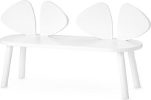 Mouse Bench Home Furniture Chairs & Stools Hvit Nofred*Betinget Tilbud
