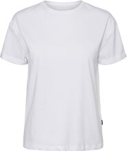 Nmbrandy S/S Top Noos T-shirts & Tops Short-sleeved Hvit NOISY MAY*Betinget Tilbud