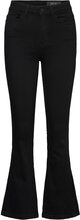 Nmsallie Hw Flare Jean Vi023Bl Fwd Noos Bottoms Jeans Flares Black NOISY MAY