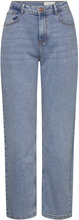 Nmguthie Hw Straight Jeans Vi375Lb Noos Bottoms Jeans Straight-regular Blue NOISY MAY