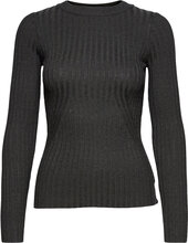 Karlina O-Neck Ls Top Tops Knitwear Jumpers Grey NORR