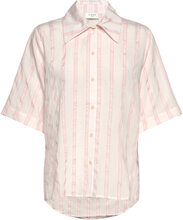 Coby Ss Shirt Tops Shirts Short-sleeved Pink NORR