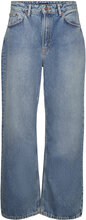 Clean Eileen Vintage Dreams Bottoms Trousers Straight Leg Blue Nudie Jeans