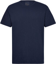 Roffe T-Shirt French Blue Designers T-shirts Short-sleeved Navy Nudie Jeans