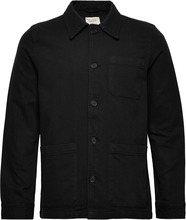Barney Worker Jacket Olive Designers Overshirts Black Nudie Jeans