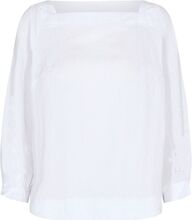 Nurosa Blouse Tops Blouses Long-sleeved White Nümph