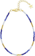 Kira Accessories Jewellery Bracelets Pearl Bracelets Blå Nuni Copenhagen*Betinget Tilbud