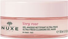 Very Rose Cleansing Gel Mask 150 Ml Beauty WOMEN Skin Care Face Face Masks Moisturizing Mask Nude NUXE*Betinget Tilbud
