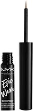 Epic Wear Metallic Liquid Liner Eyeliner Sminke Brun NYX Professional Makeup*Betinget Tilbud
