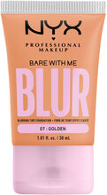 Nyx Professional Make Up Bare With Me Blur Tint Foundation 07 Golden Foundation Smink NYX Professional Makeup