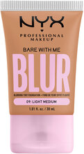 Nyx Professional Make Up Bare With Me Blur Tint Foundation 09 Light Medium Foundation Smink NYX Professional Makeup