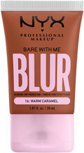 Nyx Professional Make Up Bare With Me Blur Tint Foundation 16 Warm Caramel Foundation Sminke NYX Professional Makeup*Betinget Tilbud