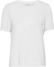 Objannie S/S T-Shirt Noos T-shirts & Tops Short-sleeved Hvit Object*Betinget Tilbud