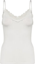 Objleena New Lace Singlet Noos T-shirts & Tops Sleeveless Hvit Object*Betinget Tilbud
