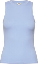 Objjamie S/L Tank Top Noos T-shirts & Tops Sleeveless Blå Object*Betinget Tilbud