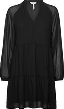 Objmila Gia L/S Dress Noos Kort Klänning Black Object