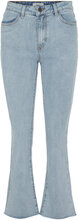 Objmarina Belle Kickflared Denim Jeans Jeans Sleng Blå Object*Betinget Tilbud