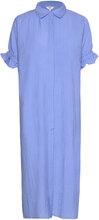 Objcif Tiana Ss Midi Dress E Ss Fair 23 Knälång Klänning Blue Object