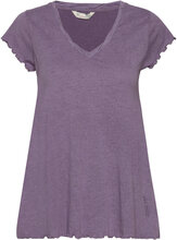 Carole Top Tops T-shirts & Tops Short-sleeved Purple ODD MOLLY
