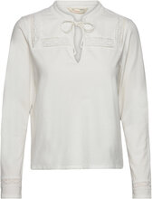 Ariella Top Tops Blouses Long-sleeved White ODD MOLLY