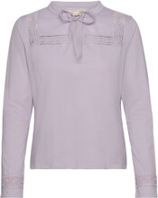 Ariella Top Tops Blouses Long-sleeved Purple ODD MOLLY