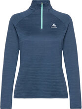 Odlo W Mid Layer 1/2 Zip Essential Thermal Sweat-shirts & Hoodies Fleeces & Midlayers Blå Odlo*Betinget Tilbud