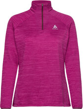 Odlo W Mid Layer 1/2 Zip Essential Thermal Sweat-shirts & Hoodies Fleeces & Midlayers Rosa Odlo*Betinget Tilbud