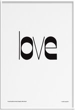 Love Home Decoration Posters & Frames Posters Black & White Multi/patterned Olle Eksell