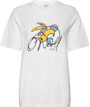 Luano Graphic T-Shirt Sport T-shirts & Tops Short-sleeved White O'neill