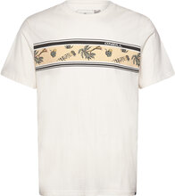 Mix & Match Floral Graphic T-Shirt Tops T-shirts Short-sleeved White O'neill