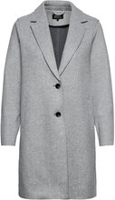 Onlcarrie Bonded Coat Otw Outerwear Coats Winter Coats Grå ONLY*Betinget Tilbud
