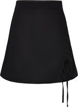 Onlnova Lux May Ruching Skirt Solid Ptm Kort Nederdel Black ONLY