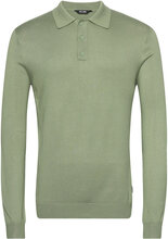 Onswyler Life Reg 14 Ls Polo Knit Noos Tops Knitwear Long Sleeve Knitted Polos Green ONLY & SONS