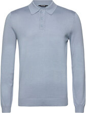 Onswyler Life Reg 14 Ls Polo Knit Noos Tops Knitwear Long Sleeve Knitted Polos Blue ONLY & SONS